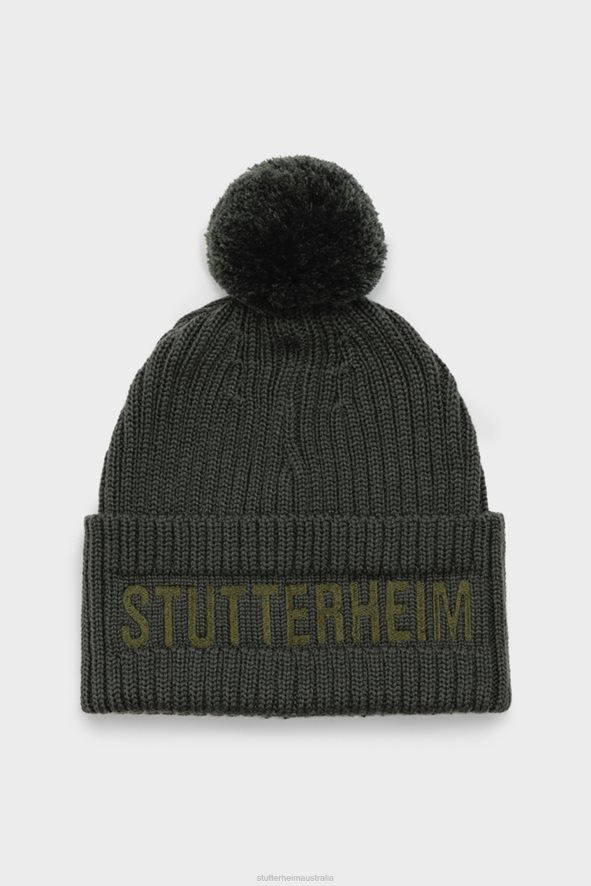 accessories_april_beanie_green_stutterheim_unisex_0v8x360.jpg Accessories April Beanie Green Stutterheim Unisex 0V8X360 - Image 1