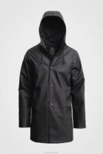 Clothing Arholma Raincoat Black Stutterheim Men 0V8X125 - Image 6
