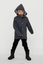 Clothing Mini Lightweight Kids Raincoat Charcoal Stutterheim Kids 0V8X332 - Image 8