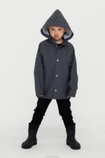 Clothing Mini Lightweight Kids Raincoat Charcoal Stutterheim Kids 0V8X332 - Image 9
