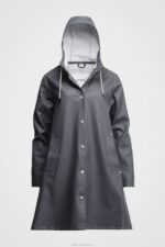 Clothing Mosebacke Lightweight Raincoat Charcoal Stutterheim Women 0V8X33 - Image 4