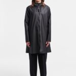 Clothing Mosebacke Lightweight Zip Raincoat Black Stutterheim Women 0V8X7