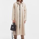 Clothing Mosebacke Long Lightweight Zip Raincoat Oyster Stutterheim Women 0V8X10