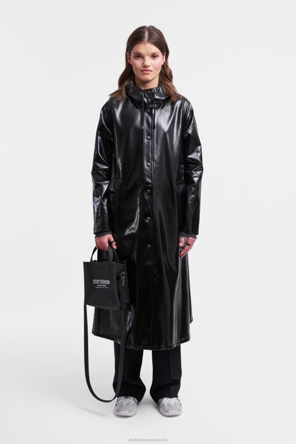 clothing_mosebacke_long_opal_raincoat_black_stutterheim_women_0v8x75.jpg Clothing Mosebacke Long Opal Raincoat Black Stutterheim Women 0V8X75 - Image 1
