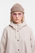 Clothing Mosebacke Long Raincoat Light Sand Stutterheim Women 0V8X34 - Image 8