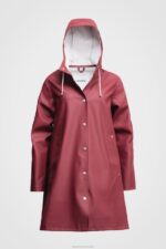 Clothing Mosebacke Raincoat Burgundy Stutterheim Women 0V8X203