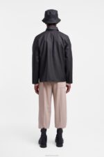 Clothing Notting Hill Lightweight Overshirt Black Stutterheim Men 0V8X213 - Image 2