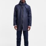 Clothing Stockholm Lightweight Zip Raincoat Navy Stutterheim Men 0V8X94