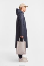 Clothing Stockholm Long Print Raincoat Navy Stutterheim Men 0V8X219 - Image 2
