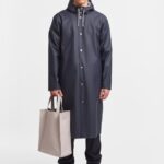 Clothing Stockholm Long Print Raincoat Navy Stutterheim Men 0V8X219