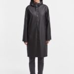Clothing Stockholm Long PrintRaincoat Black Stutterheim Women 0V8X45