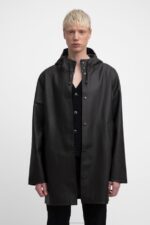 Clothing Stockholm Raincoat All Black Stutterheim Men 0V8X229 - Image 3