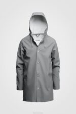 Clothing Stockholm Raincoat Grey Stutterheim Men 0V8X116 - Image 4