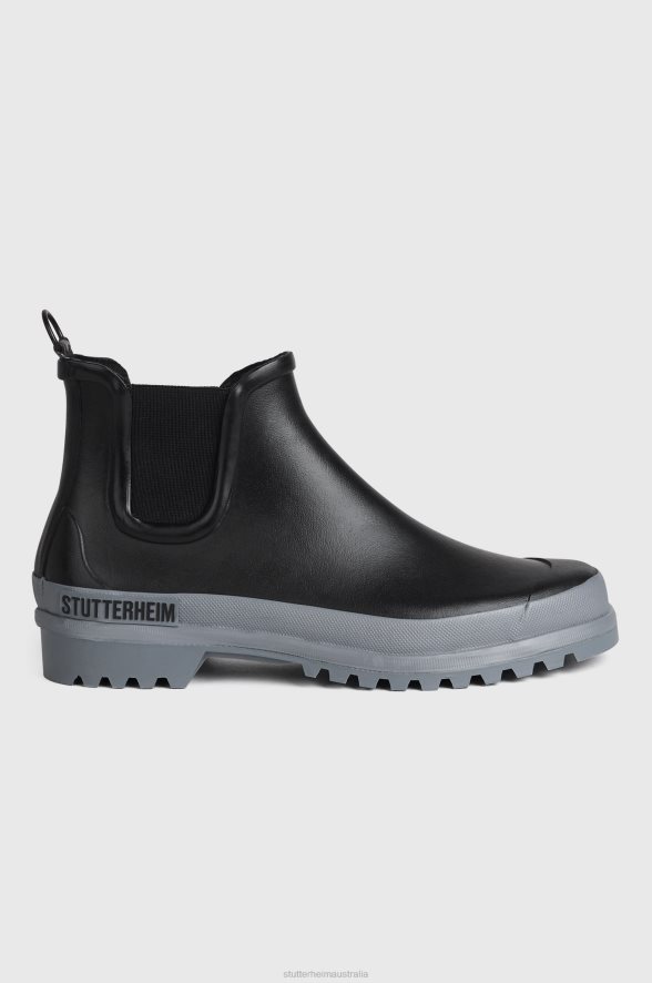 footwear_chelsea_rainwalker_black_grey_stutterheim_unisex_0v8x257.jpg Footwear Chelsea Rainwalker Black/Grey Stutterheim Unisex 0V8X257 - Image 1