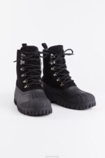 Footwear Patrol Boot Suede Black Stutterheim Unisex 0V8X162 - Image 3