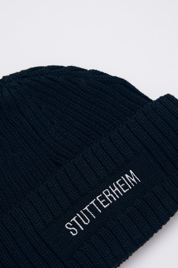 Accessories Logo Beanie Navy Stutterheim Unisex 0V8X370