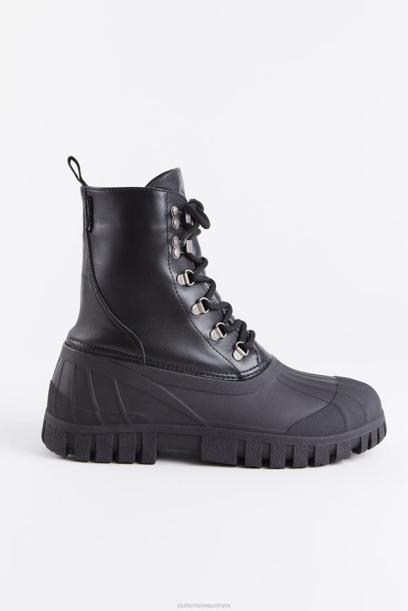 Footwear Patrol Boot Leather Black Stutterheim Unisex 0V8X165