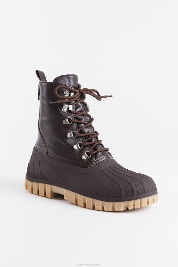 Footwear Patrol Boot Leather Coffee Stutterheim Unisex 0V8X163