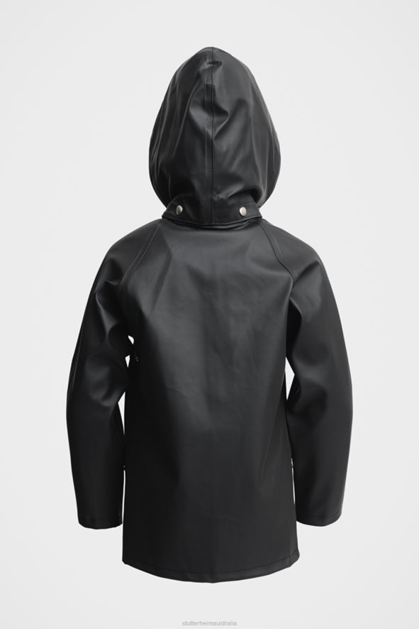 Clothing Mini Kids Raincoat Black Stutterheim Kids 0V8X333