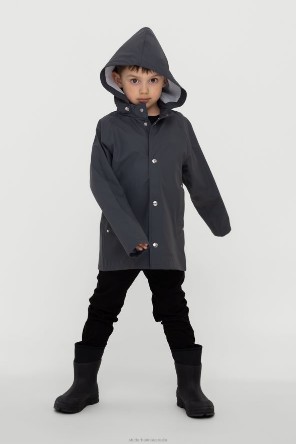 Clothing Mini Lightweight Kids Raincoat Charcoal Stutterheim Kids 0V8X332