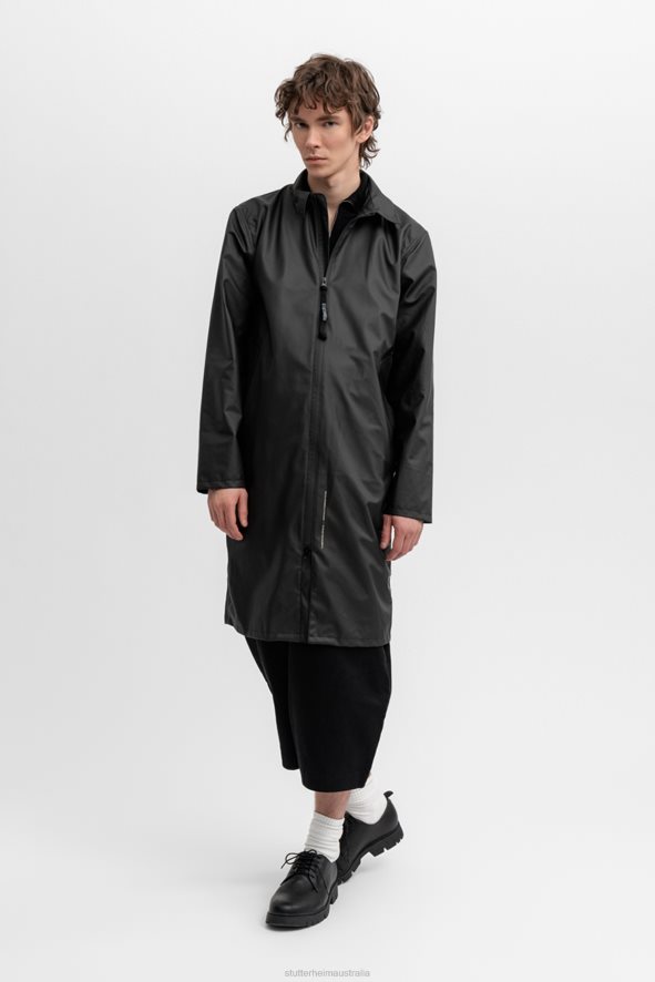 Clothing Portabello Lightweight Parka Black Stutterheim Men 0V8X217