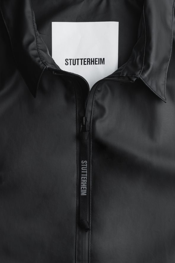 Clothing Portabello Lightweight Parka Black Stutterheim Men 0V8X217