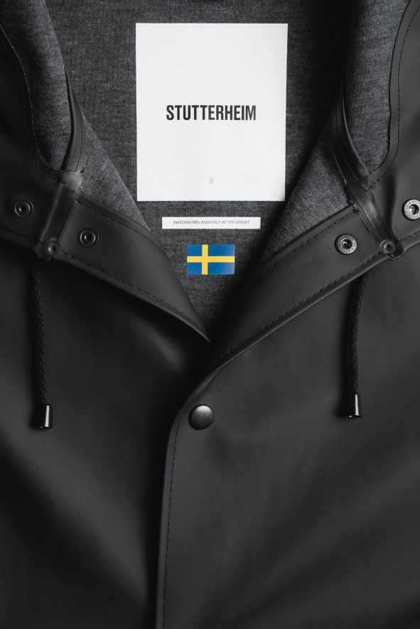 Clothing Stockholm Bike Raincoat Black Stutterheim Men 0V8X138