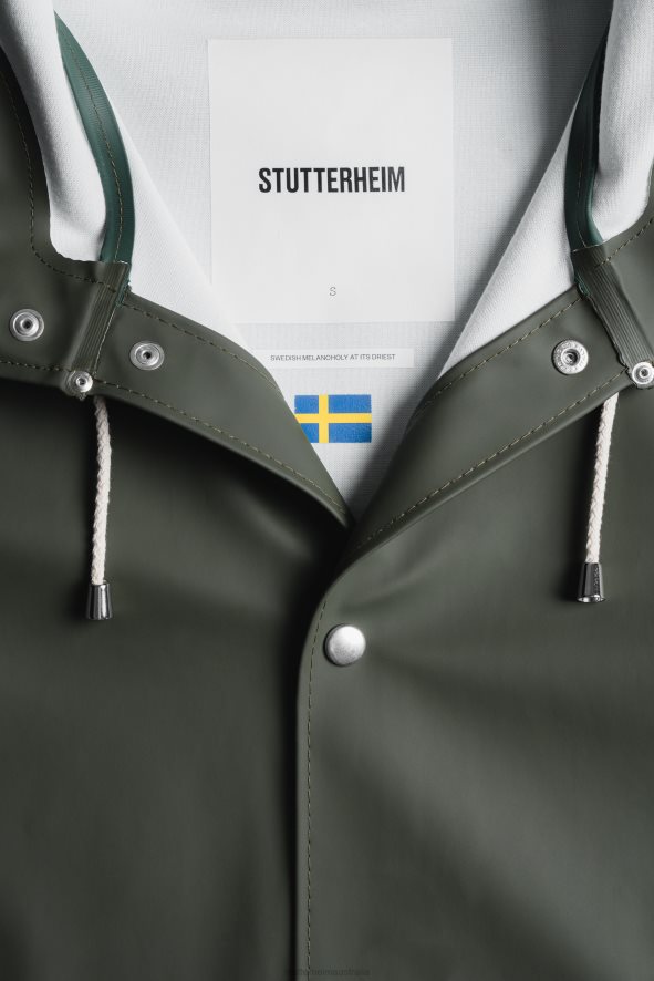 Clothing Stockholm Bike Raincoat Green Stutterheim Men 0V8X139