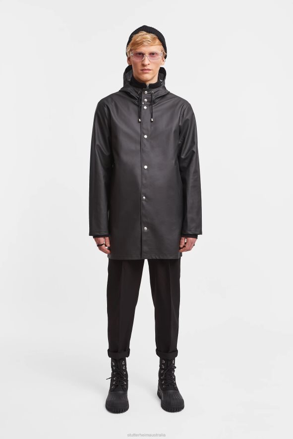 Clothing Stockholm Lightweight Raincoat Black Stutterheim Men 0V8X107