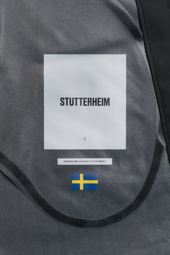 Clothing Stockholm Lightweight Raincoat Black Stutterheim Men 0V8X107