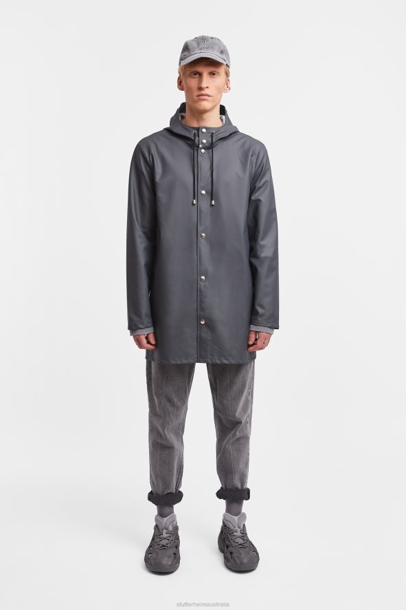 Clothing Stockholm Lightweight Raincoat Charcoal Stutterheim Men 0V8X134