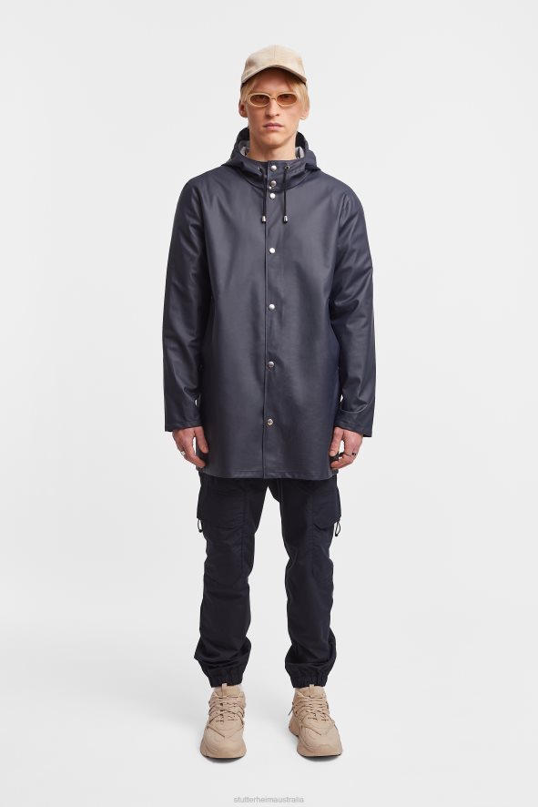 Clothing Stockholm Lightweight Raincoat Navy Stutterheim Men 0V8X106