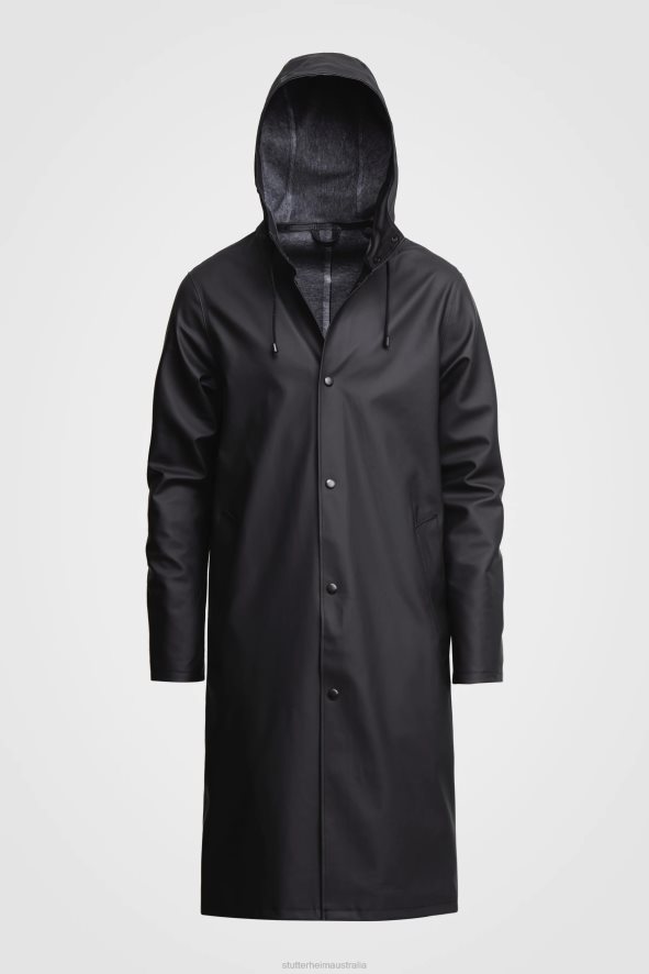 Clothing Stockholm Long Raincoat Black Stutterheim Men 0V8X110