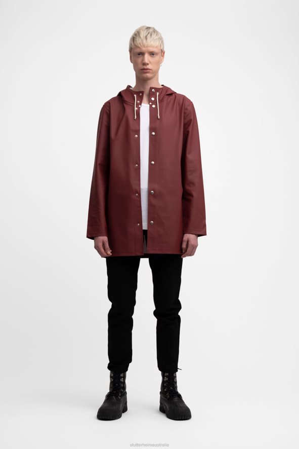 Clothing Stockholm Raincoat Burgundy Stutterheim Men 0V8X222