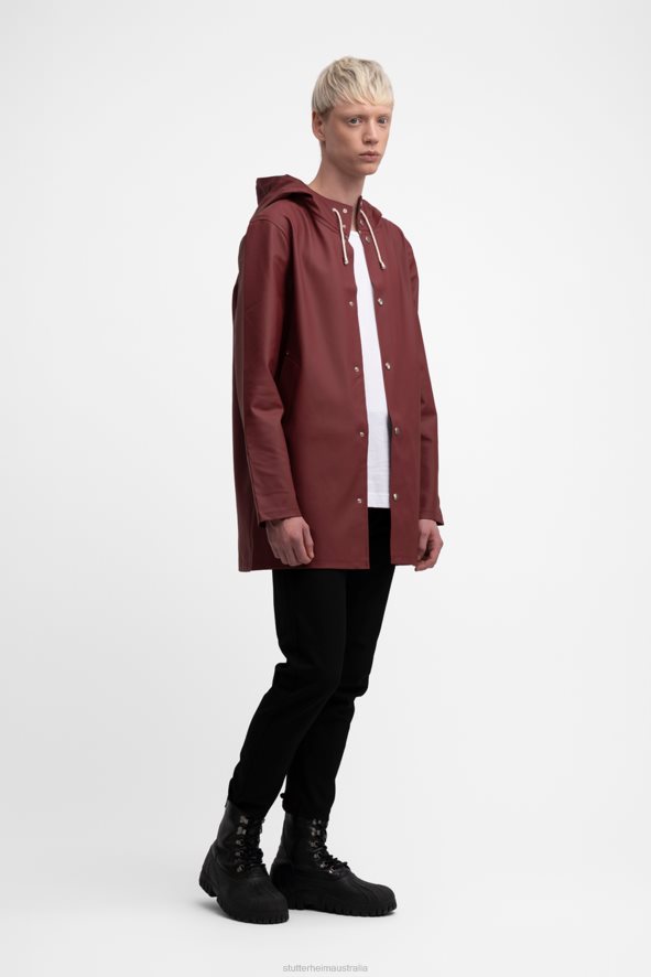 Clothing Stockholm Raincoat Burgundy Stutterheim Men 0V8X222