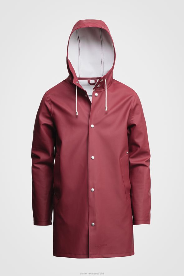 Clothing Stockholm Raincoat Burgundy Stutterheim Men 0V8X222