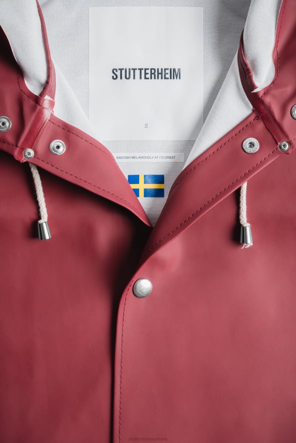 Clothing Stockholm Raincoat Burgundy Stutterheim Men 0V8X222