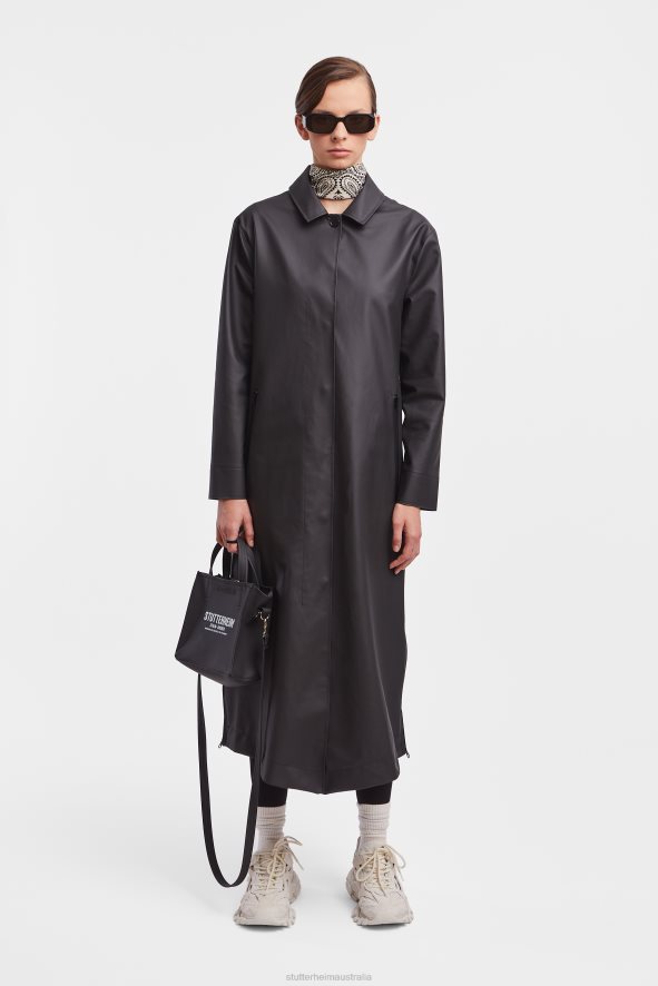 Clothing Hornstull Long Raincoat Black Stutterheim Women 0V8X78