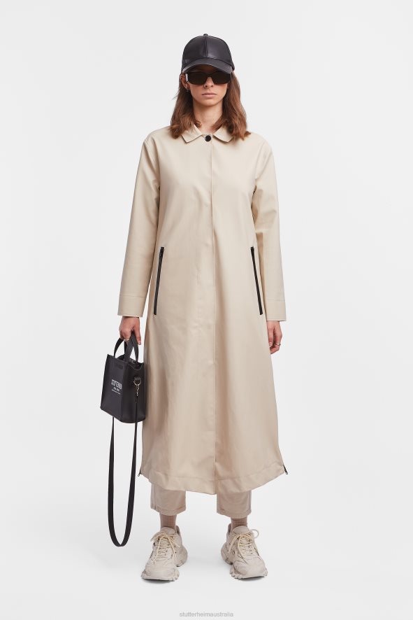 Clothing Hornstull Long Raincoat Oyster Stutterheim Women 0V8X79