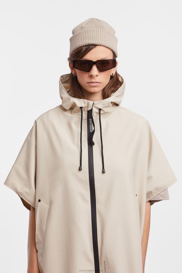 Clothing Lomma Lightweight Zip Poncho Oyster Stutterheim Women 0V8X83