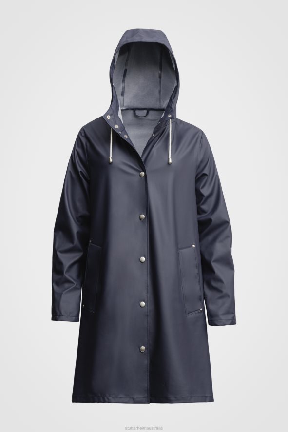 Clothing Mosebacke Lightweight Raincoat Navy Stutterheim Women 0V8X77