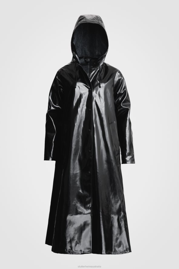 Clothing Mosebacke Long Opal Raincoat Black Stutterheim Women 0V8X75