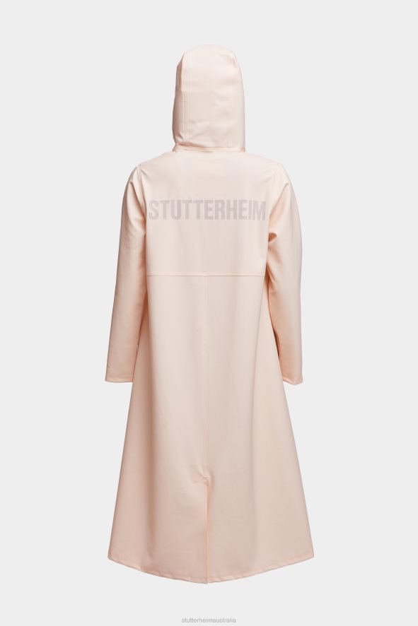 Clothing Mosebacke Long Print Raincoat Peach Stutterheim Women 0V8X73