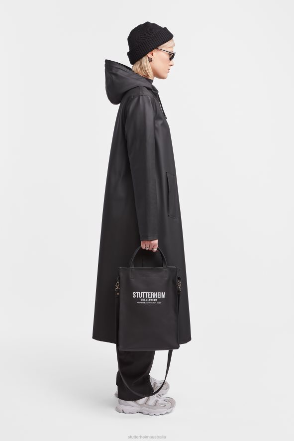 Clothing Mosebacke Long Raincoat Black Stutterheim Women 0V8X53