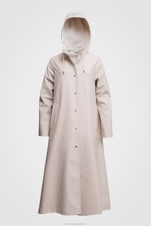 Clothing Mosebacke Long Raincoat Light Sand Stutterheim Women 0V8X34