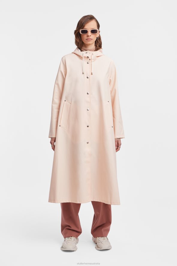 Clothing Mosebacke Long Raincoat Peach Stutterheim Women 0V8X35