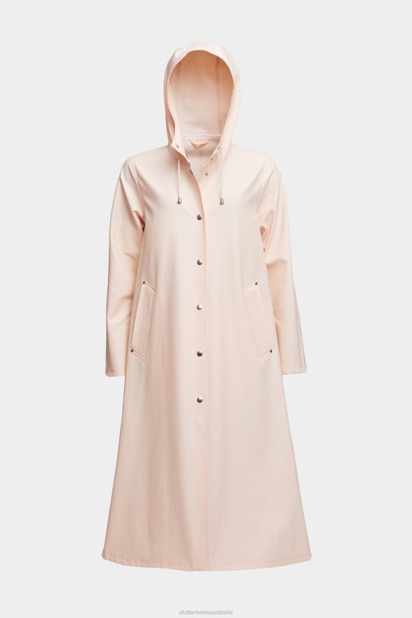 Clothing Mosebacke Long Raincoat Peach Stutterheim Women 0V8X35