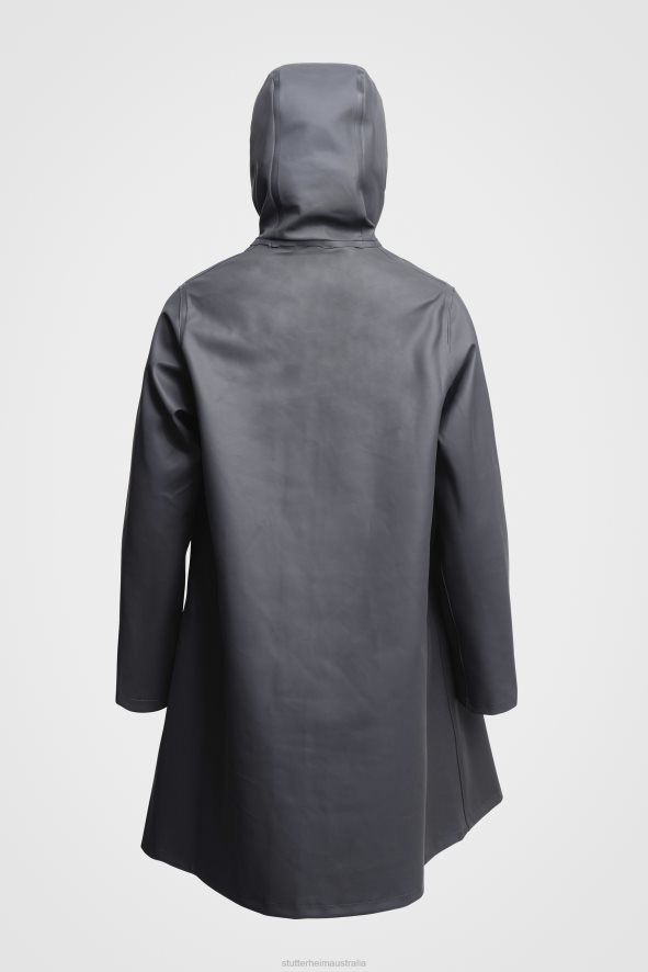 Clothing Mosebacke Raincoat Charcoal Stutterheim Women 0V8X20