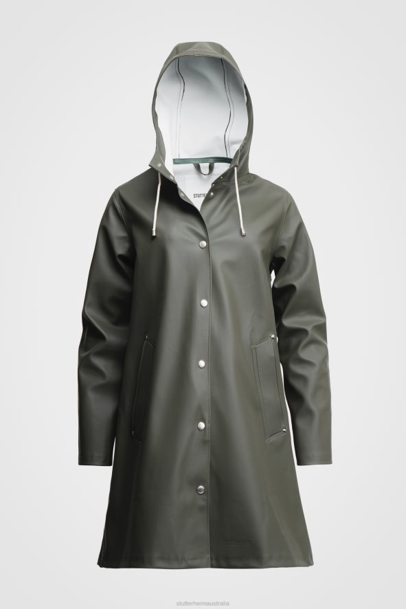 Clothing Mosebacke Raincoat Green Stutterheim Women 0V8X23