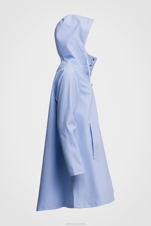 Clothing Mosebacke Raincoat Light Blue Stutterheim Women 0V8X192